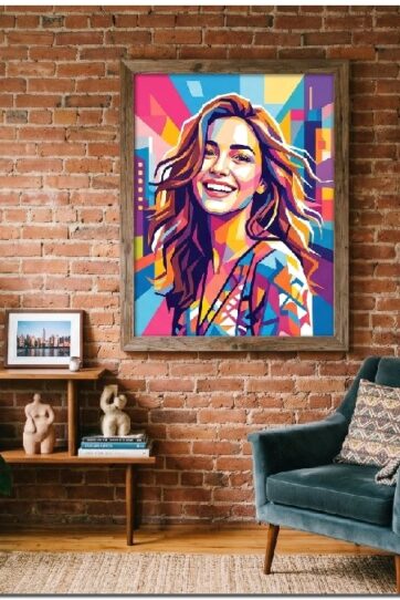 Заказные портреты: от яркого WPAP до вечной классики на холсте